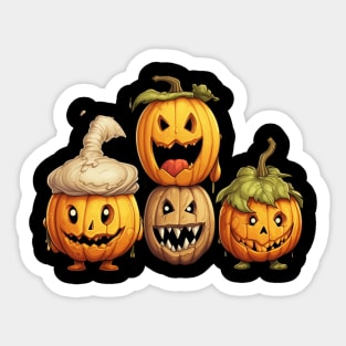 Pumpkins for Halloween Sticker